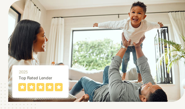 happy fha mortgage family